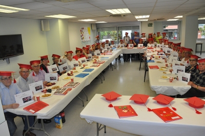 Cloenda del taller de memòria al Casal de la Gent Gran de Montornès Centre