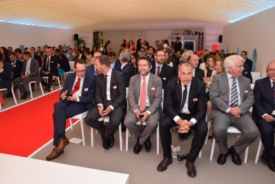 Un moment de l'acte d'inauguració de la planta