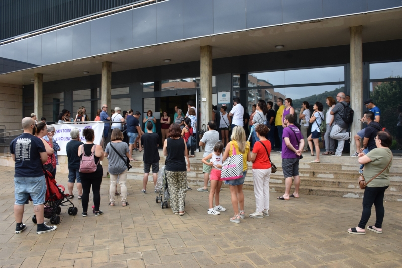 Concentració contra les darreres agressions sexuals