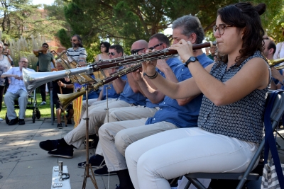 Actuació de la Cobla Foment del Montgrí a la Diada Nacional de Catalunya (2018)