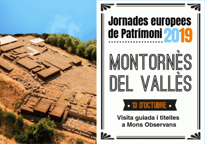 Jornades Europees de Patrimoni 2019 - Mons Observans