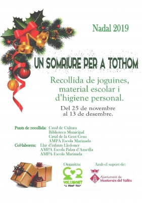 Cartell de la campanya "Un somriure per a tothom" (2019)