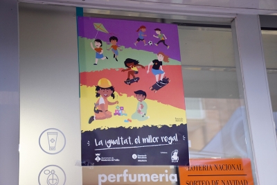 El cartell de la campanya, obra de Feminista Ilustrada