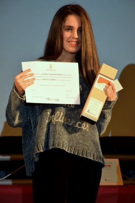 Premi a la constància infantil femení: Andrea Caminada (Club Karate Montornès)