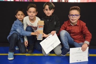 Millor equip infantil: pre-benjamí de l'AE Montornès Futbol Sala (una representació)