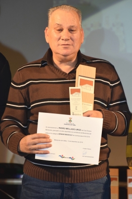 Premi a la constància sènior masculí: Pedro Mellado (Club Escacs Montornès)