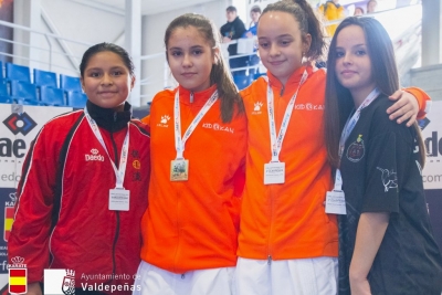 Leire Martínez - Bronze en kumite +42 kg (Font: Ajuntament de Valdepeñas)