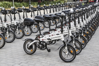 Bicicletes elèctriques de la Diputació de Barcelona (imatge: Diputació de Barcelona)