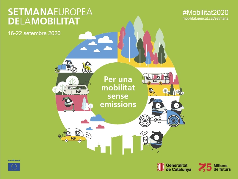 Imatge gràfica de la Setmana Europea de la Mobilitat 2020