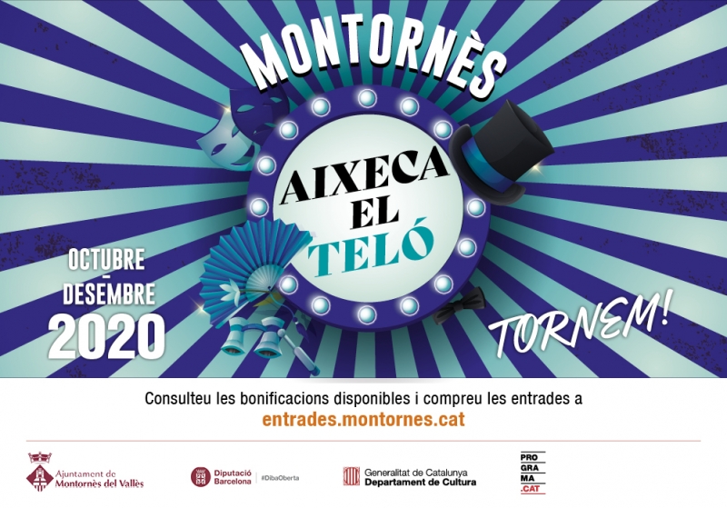 Imatge gràfica de la programació Montornès aixeca el teló