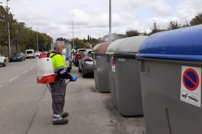 Neteja i desinfecció de les àrees de contenidors