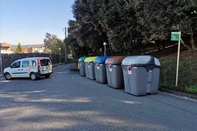 Contenidors substituïts al carrer del Pedró