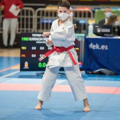 Usama Karach al Campionat d'Espanya del desembre (imatge: RFEK)