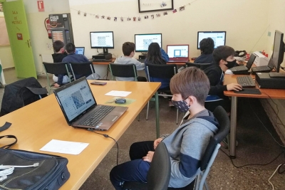 L'equip de l'Escola Can Parera que participa en el Torneig Mundial. (imatge: Club d'Escacs Montornès)