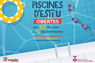 Imatge de promoció de les piscines d'estiu 2021