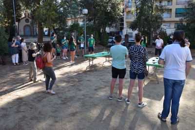 Un moment de l'acte de lliurament dels premis de la 3a Bartotapa.