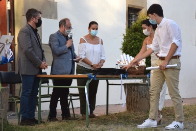 A l'acte es va fer entrega de l'orla de la promoció