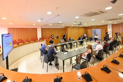 Reunió dels municipis a l'Ajuntament de Granollers (Foto: T. Torrillas)