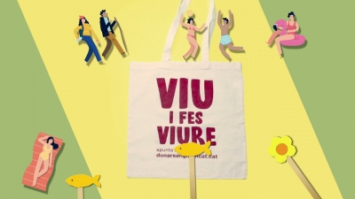 Imatge de la campanya "Viu i fes viure"
