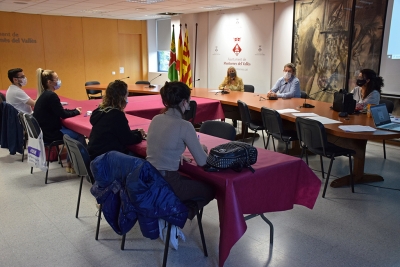 Un moment de la sessió de benvinguda als joves contractats.