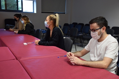 Un moment de la sessió de benvinguda als joves contractats.