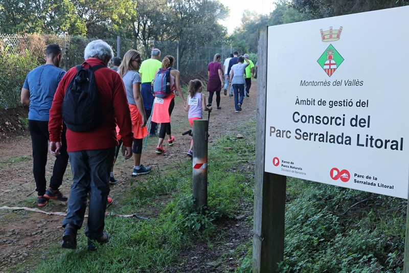 La Marxa Popular al seu pas per les muntanyes del Parc de la Serralada Litoral (2019)