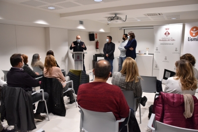 Un moment de l'acte d'entrega de la 5a edició del Premis Lismivo