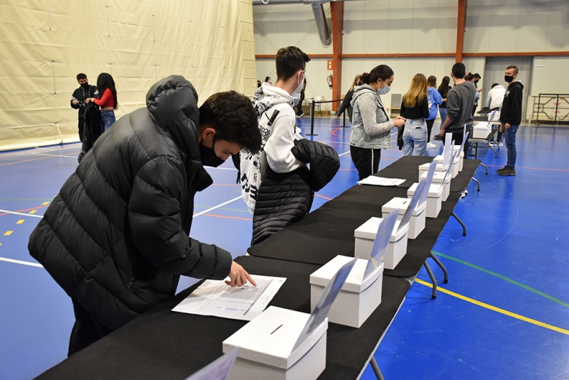 Fase de votació individual de la 4a Assemblea Jove.