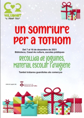 Cartell de la campanya "Un somriure per a tothom" de 2021