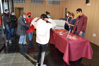 Recepció dels assistents a la 1a Festa del Voluntariat.