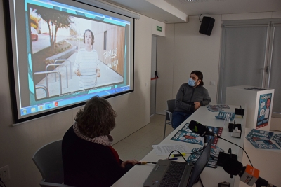 Un moment de la presentació del projecte Dimensió Sociolaboral.