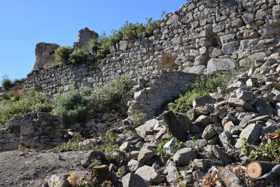 Muralla del Castell de Sant Miquel.