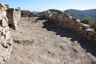 La nova estança descoberta al Castell de Sant Miquel.