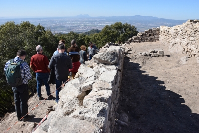 La nova estança descoberta al Castell de Sant Miquel.