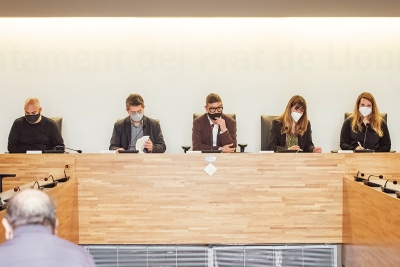 Moment de l'acte de presentació (Foto: Ajt del Prat)