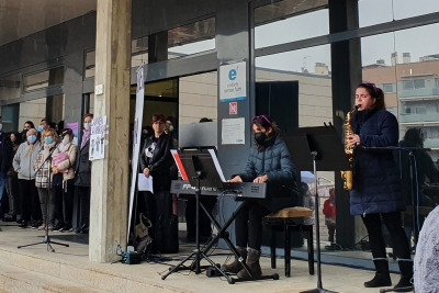 L'acte ha comptat amb la col·laboració de l'Escola Municipal de Música