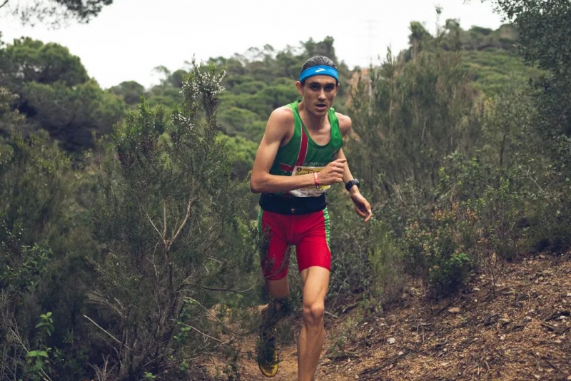L'atleta Miquel Corbera al Campionat de Catalunya de Trail a Lloret de Mar. (imatge: Miquel Corbera)