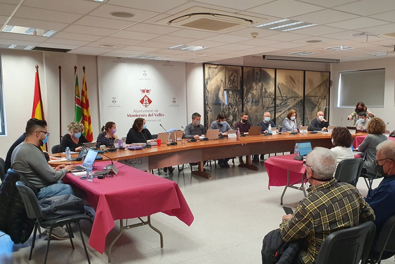 Un moment de la sessió plenària del mes d'abril de 2022