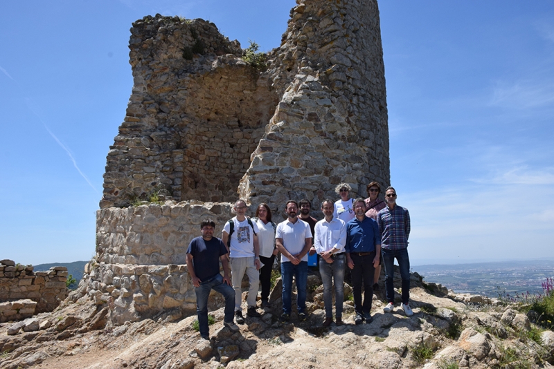 Visita institucional al Castell de Sant Miquel.