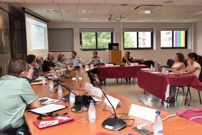 La trobada anual de la Junta de Seguretat Local s'ha celebrat enguany a la Sala d'Actes de l'Ajuntament 