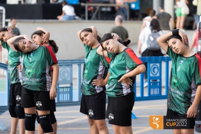 Un dels partits en què va jugar el Club Handbol Montornès. (imatge: Granollers Cup)