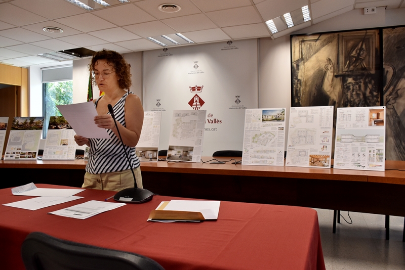 Lectura del resultat del concurs d'idees per a la residència centre de dia de Montornès