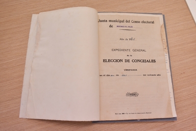 L'expedient sobre les eleccions municipals de l’abril de 1931, després de la restauració.