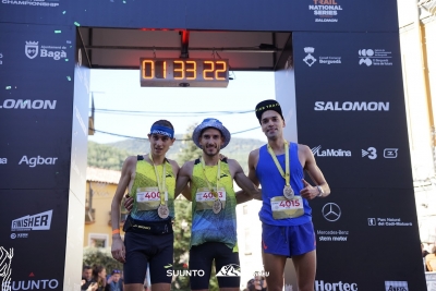  Toni Bedía a l'arribada de la Salomon Ultra Pirineu. (imatge: Ramon Casacuberta)