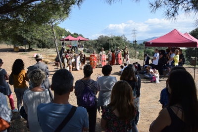 Espectacle sobre els legionaris romans a càrrec de l'associació Evocati.