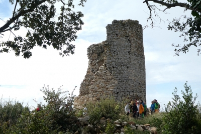 Pujada al castell de Sant Miquel dins de les Jornades Europees de Patrimoni (JEP) 2022. (imatge: Josep Flores)