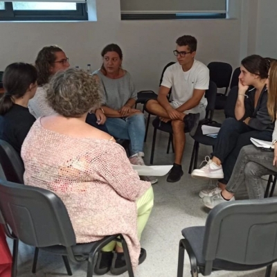 Grup de treball al Consell Escolar Municipal del 5 d'octubre.