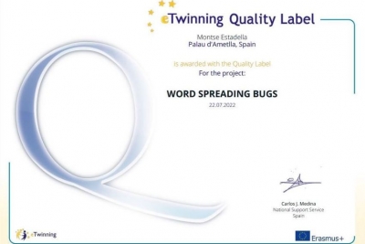 Certificat eTwinning curs 2021-22.