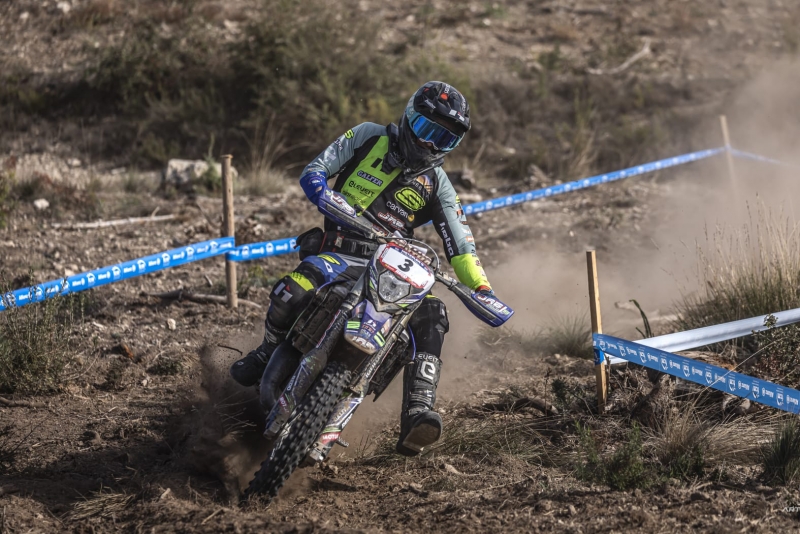 El pilot Yago Domínguez en un moment de la carrera a Calders (imatge: Yago Domínguez).