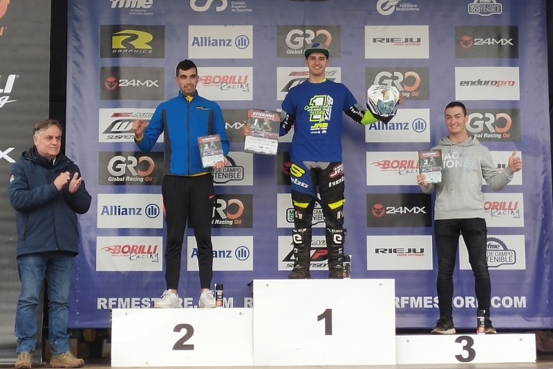 Yago Domínguez al podi del Campionat d'Espanya. (imatge: Yago Domínguez)